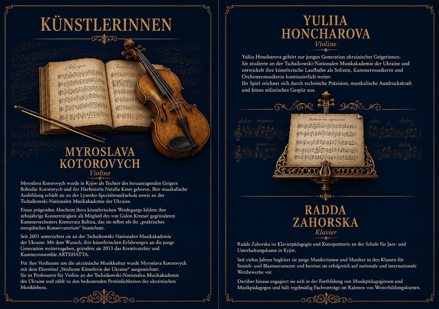 Kuenstlerinnen Programmseite